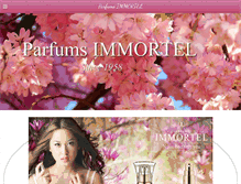 Tablet Screenshot of immortelparis.com